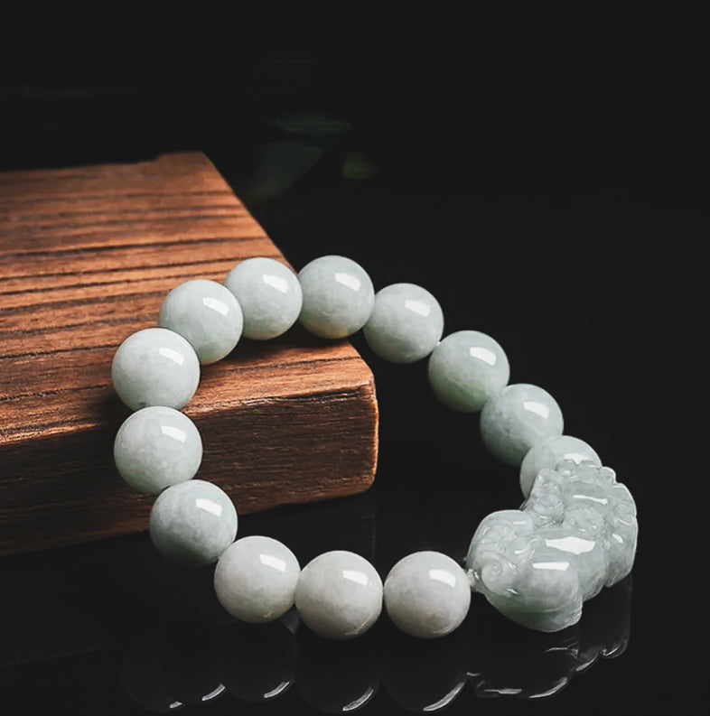 Snowveil Jade Bracelet