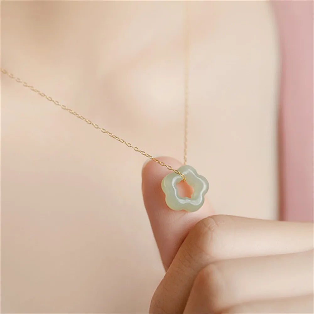 Dewpetal Jade Necklace