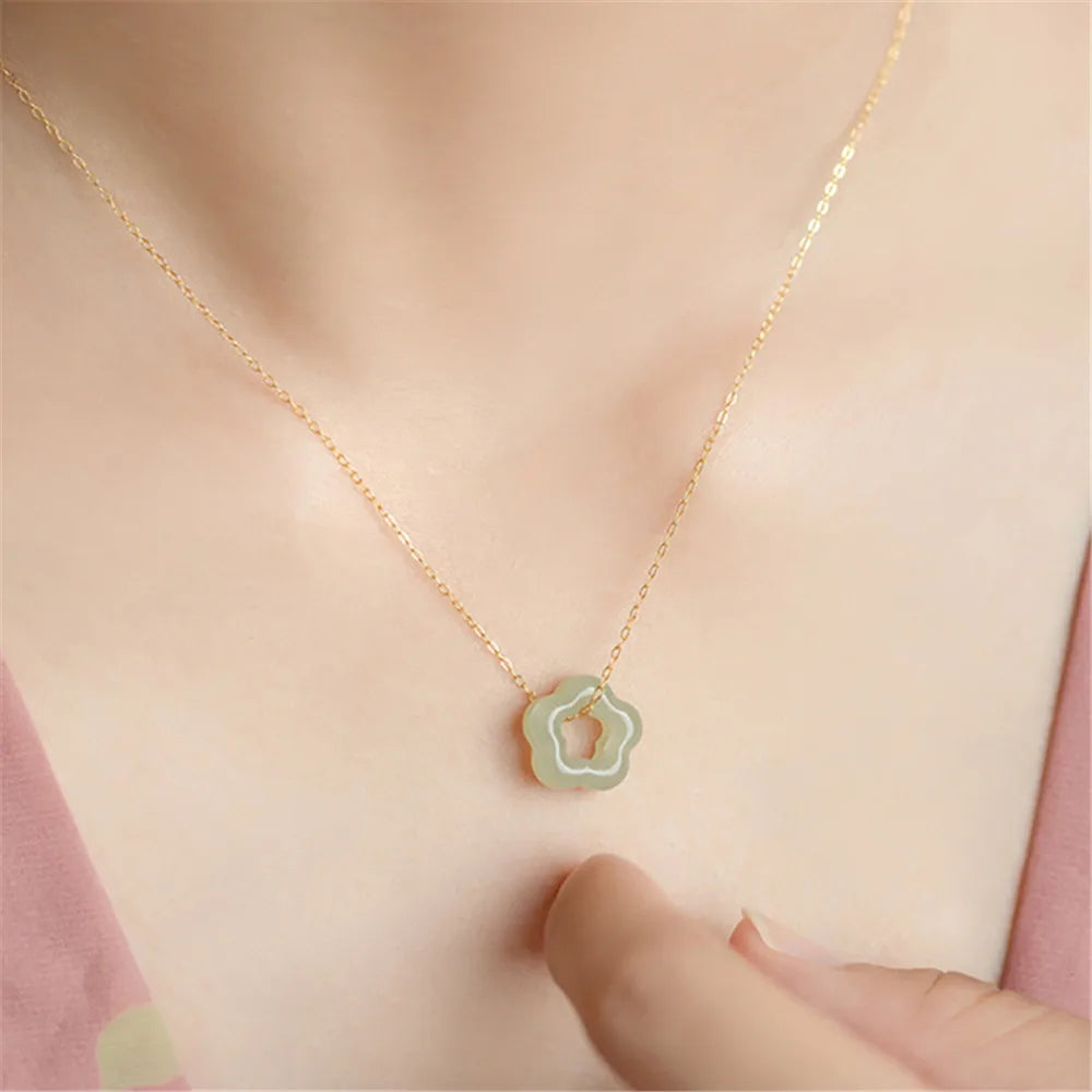 Dewpetal Jade Necklace