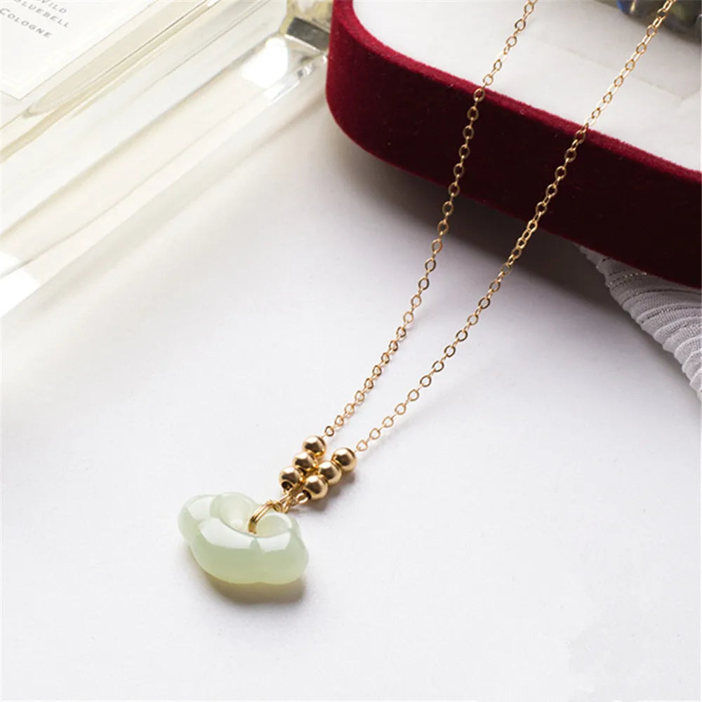 Mistveil Jade Necklace