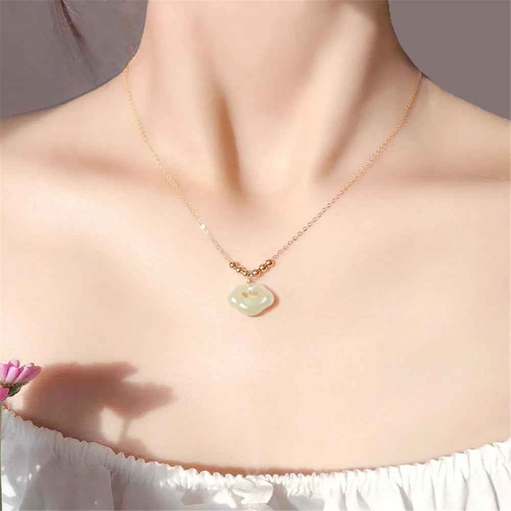 Mistveil Jade Necklace